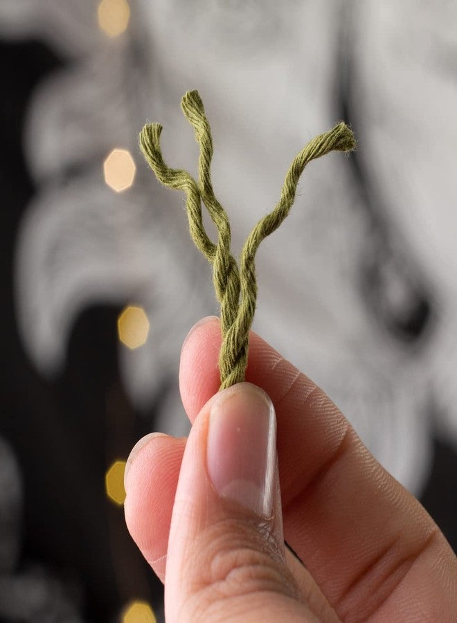 Bobbiny | 3 Ply Twisted Macrame Cotton Cord Dori (Roll Packaging) Thread for Macrame DIY and Other Projects | Mehandi Green | 3mm,50 Meter - Image 3